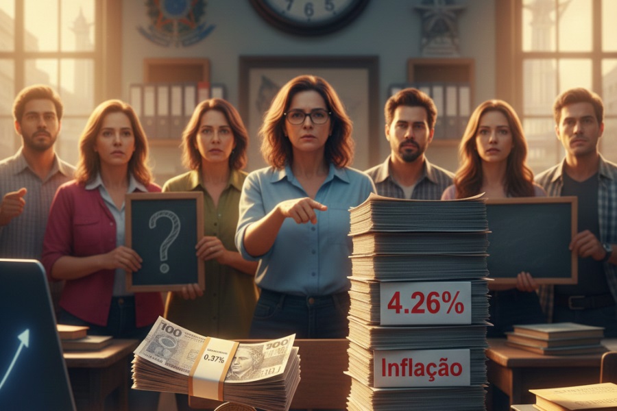 PISO DOS PROFESSORES: MEC PROMETE NOVO ÍNDICE DE REAJUSTE AINDA ESTA SEMANA