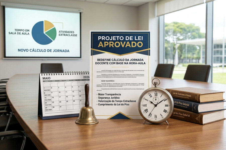 COMISSÃO DE EDUCAÇÃO APROVA PROJETO QUE REDEFINE CÁLCULO DA JORNADA DOCENTE COM BASE NA HORA-AULA