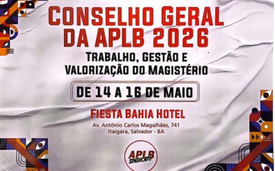 CONSELHO GERAL DA APLB (CGS 2026): A CHAPADA DIAMANTINA NA LUTA!