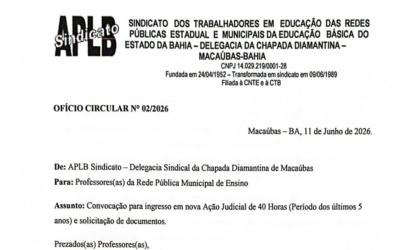 ATENÇÃO, PROFESSORES(AS): CONVOCAÇÃO PARA NOVA AÇÃO DE 40 HORAS!