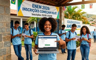 AS INSCRIÇÕES DO ENEM 2026 COMEÇAM HOJE, SEGUNDA-FEIRA (25/05)!